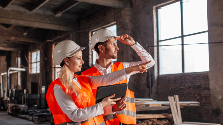 Local contractor discussing a home renovation project with a Syracuse homeowner